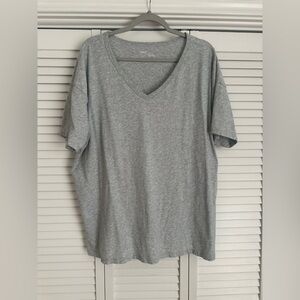 Aerie Heather Gray oversized Tee
